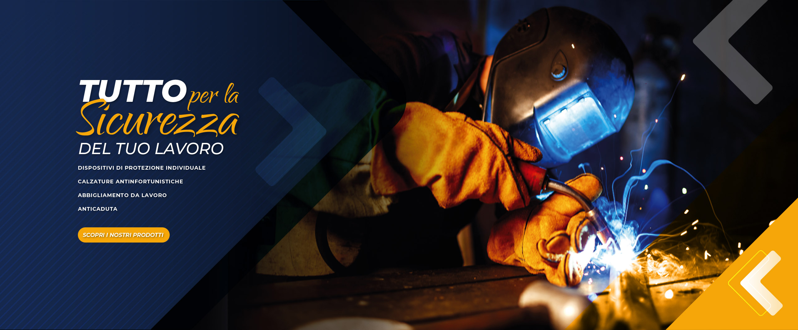 Dispositivi di Protezione Individuale saldatore